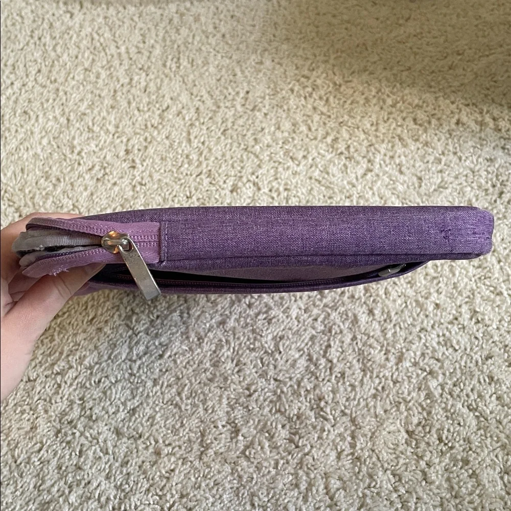 EGIANT Laptop Sleeve 15.6” Water-Repellent Protective Fabric Bag Purple